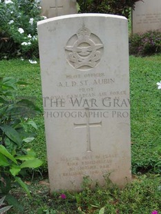 TRINCOMALEE WAR CEMETERY - ST. AUBIN, ALPHONSE LEON DUDLEY